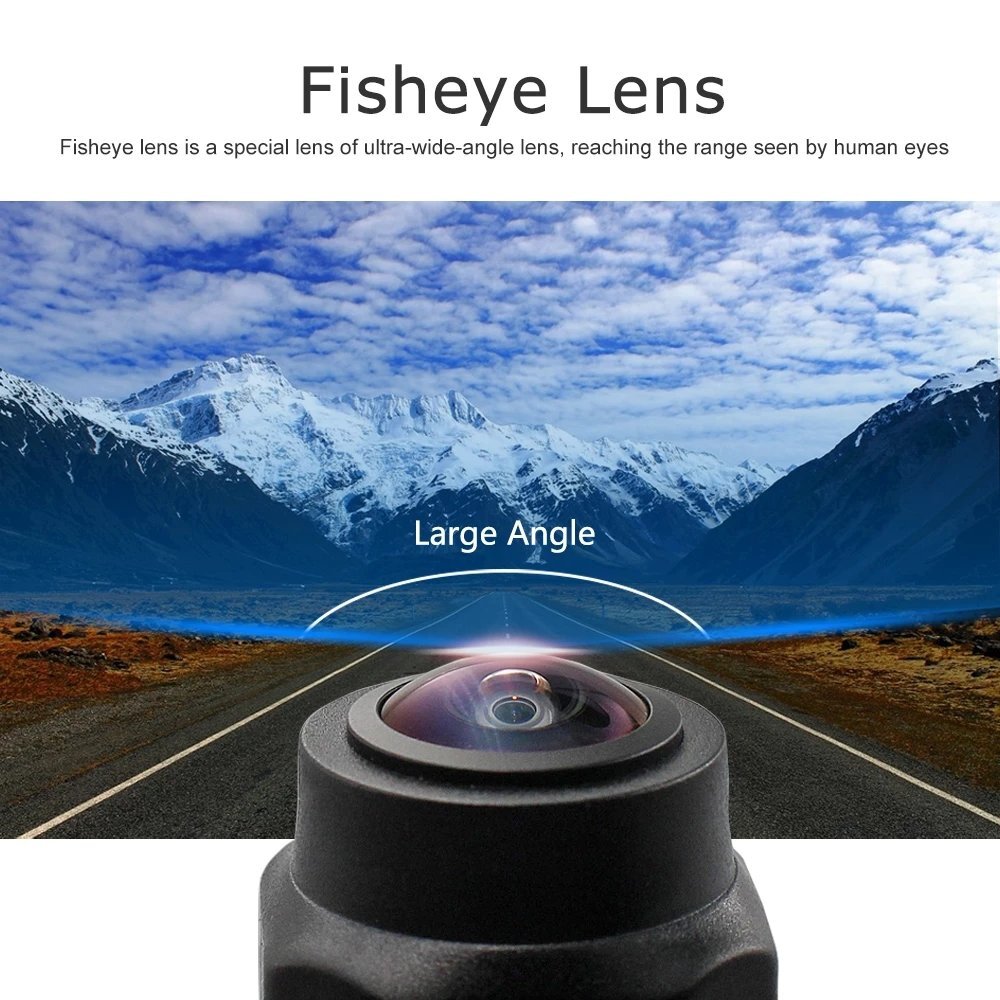 180º Car Rear View Backup Camera Reverse Parking Waterproof CMOS Night Vision