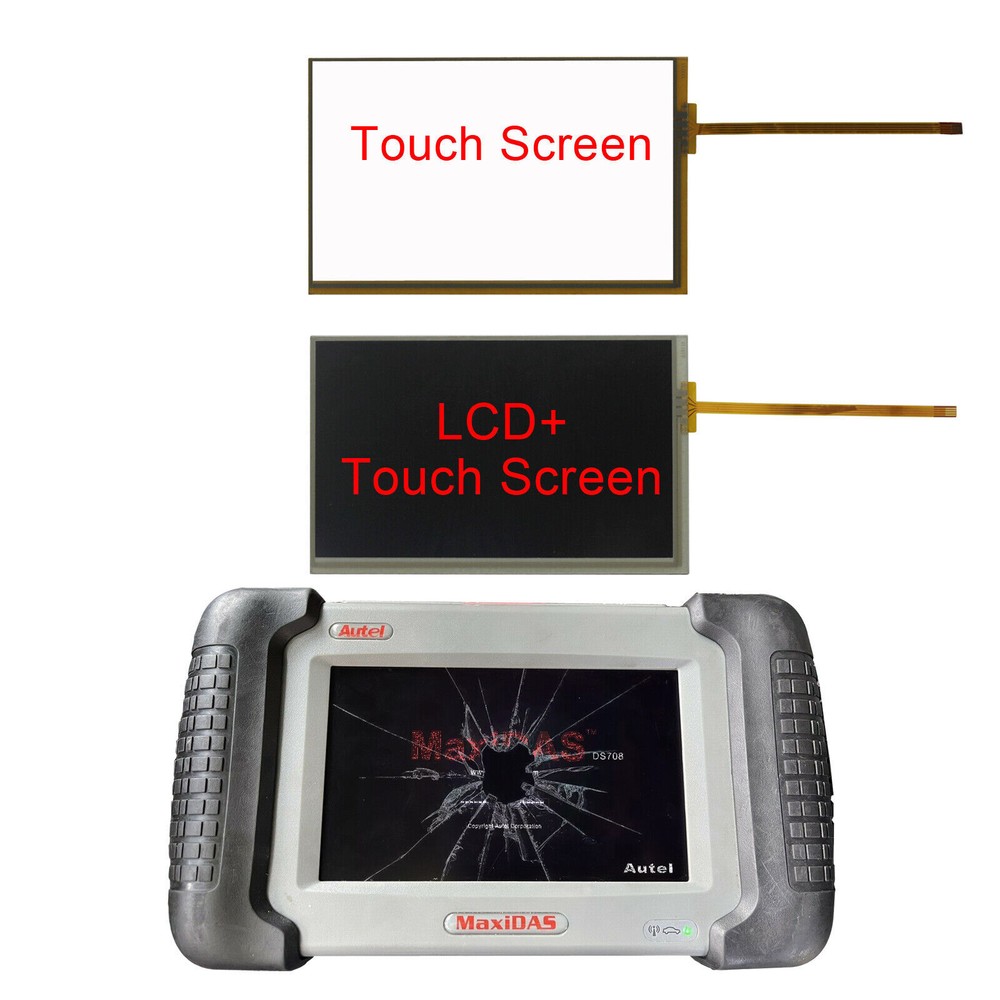 Replacement LCD Display Screen Digitizer Touch Assembly For Autel MaxiDAS DS708