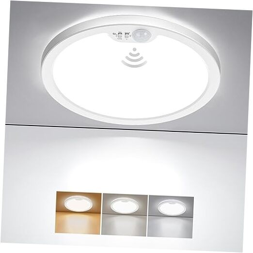 Motion Sensor Ceiling Light Wired, 12 Inch 3000K 4000K 5000K 12inch-1pack