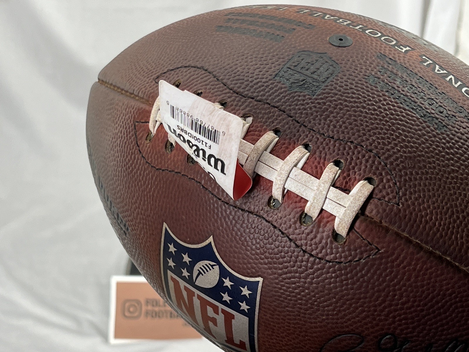 NFL "The Duke" Wilson Football - Game Ball - Game Prepped & Conditioned