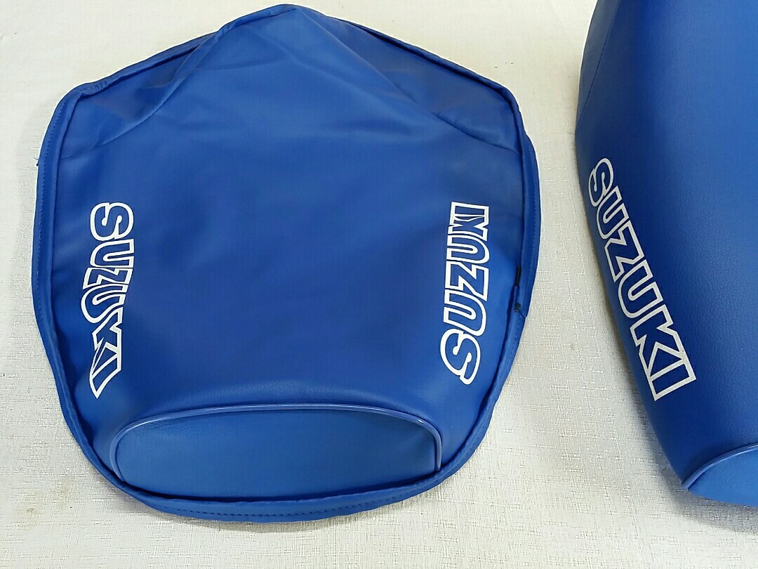 SUZUKI ALT50 LT50 SEAT COVER 1983 TO 1985 MODEL SEAT COVER BLUE**outline** (S53)