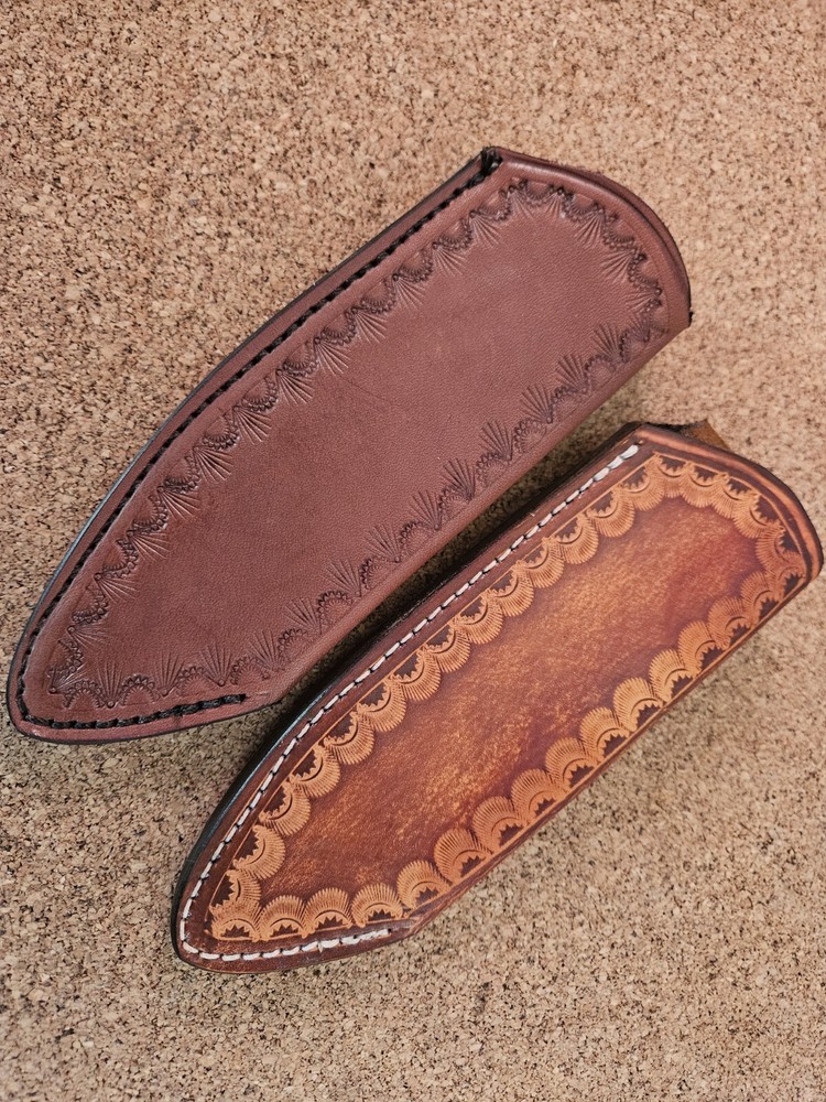 Spyderco Mule Team Knife Leather Sheath Custom Made Options
