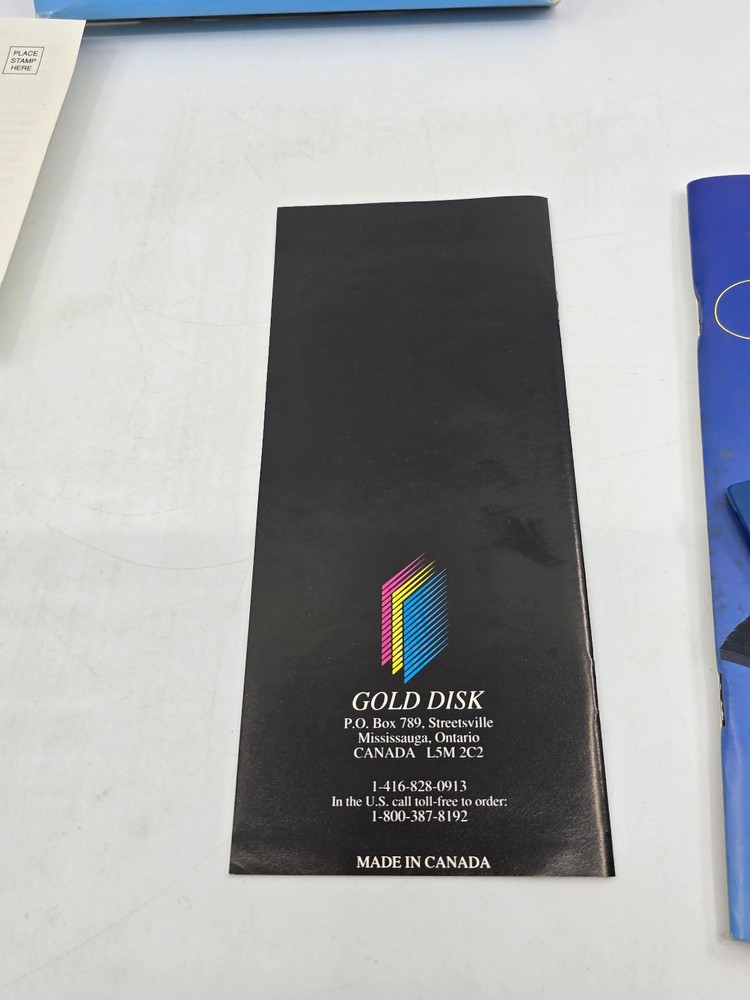 Vintage Amiga Appetizer Gold Disk Software CIB Complete Commodore Amiga 512K