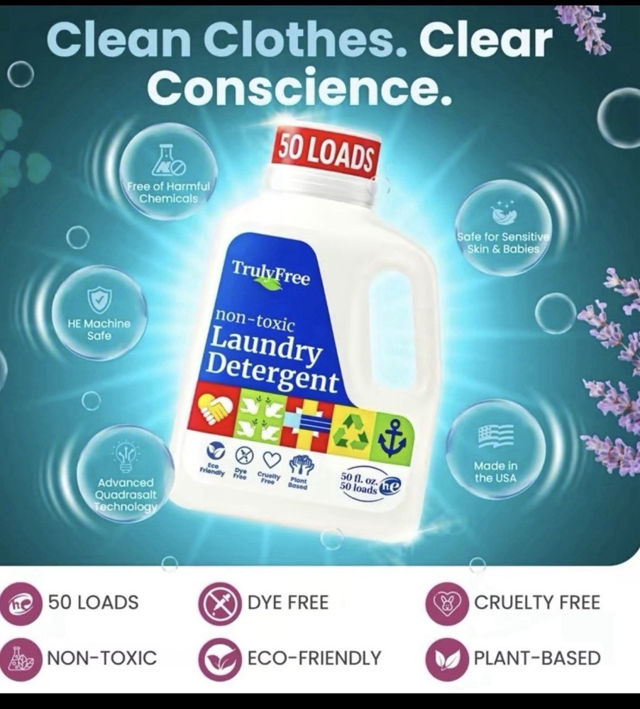 Natural Laundry Detergent (50 Loads) | Lavender Eucalyptus | Refill Set