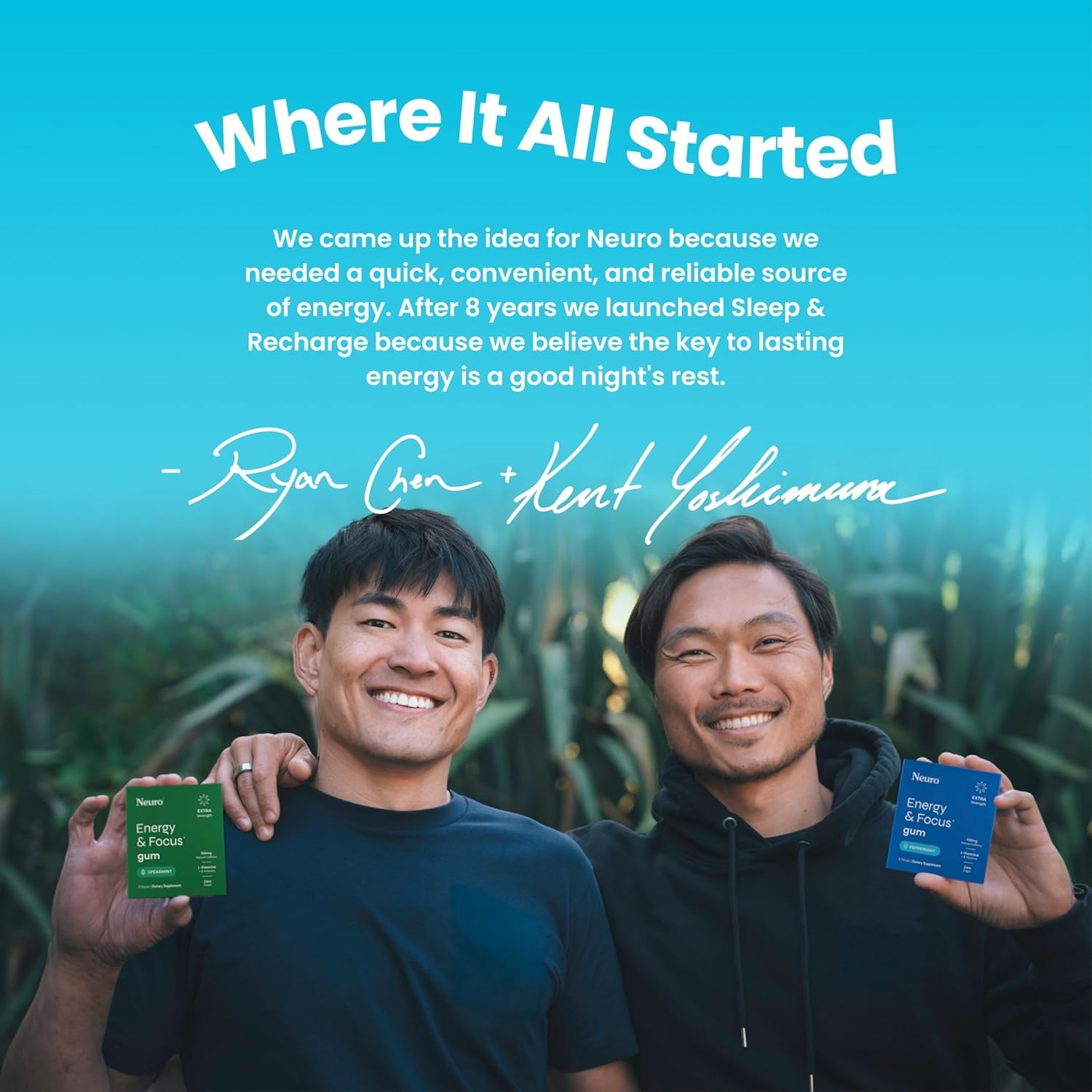 Neuro Energy & Focus Gum, Extra Strength - 100mg Natural Caffeine Gum & Nootropi