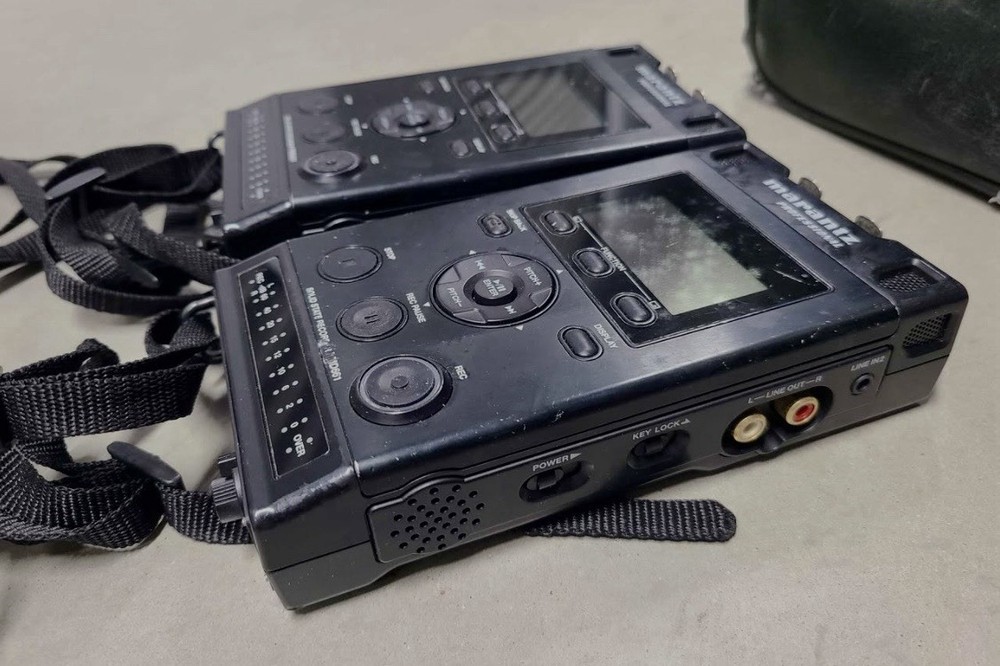 Tested! (2) Marantz PMD661 Professional Solid State Audio Field Recorders + Bag