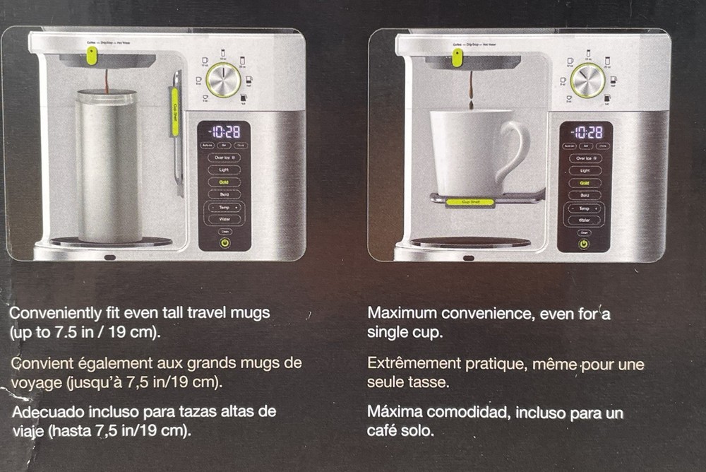 Braun KF9150 MultiServe Coffee Machine 7 Programmable Brew Sizes 24 hr timer EUC