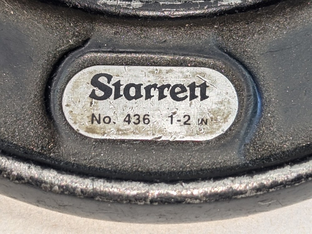 Starrett No. 436 Outside Micrometer 1" - 2"