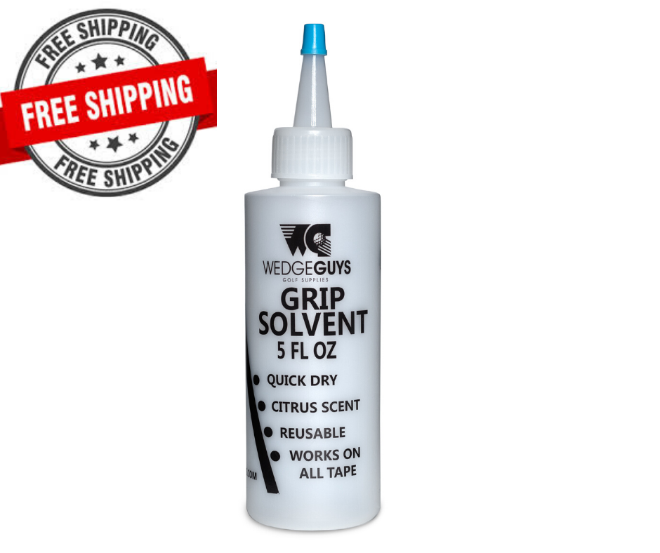 Golf Club GRIP KIT 15 Tape Strips (2x10), Solvent, Vise Clamp and Hook Blade