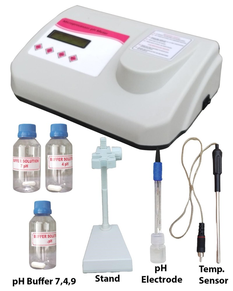 Laboratory Research Grade Benchtop pH/mV Meter with 0.01 pH Resolution