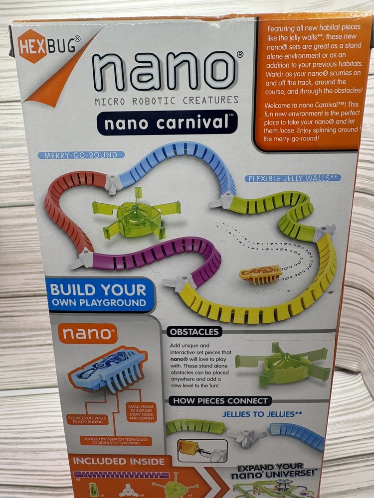 Hexbug Nano Carnival Micro Robotic Creatures Construction Kit (1 nano included)