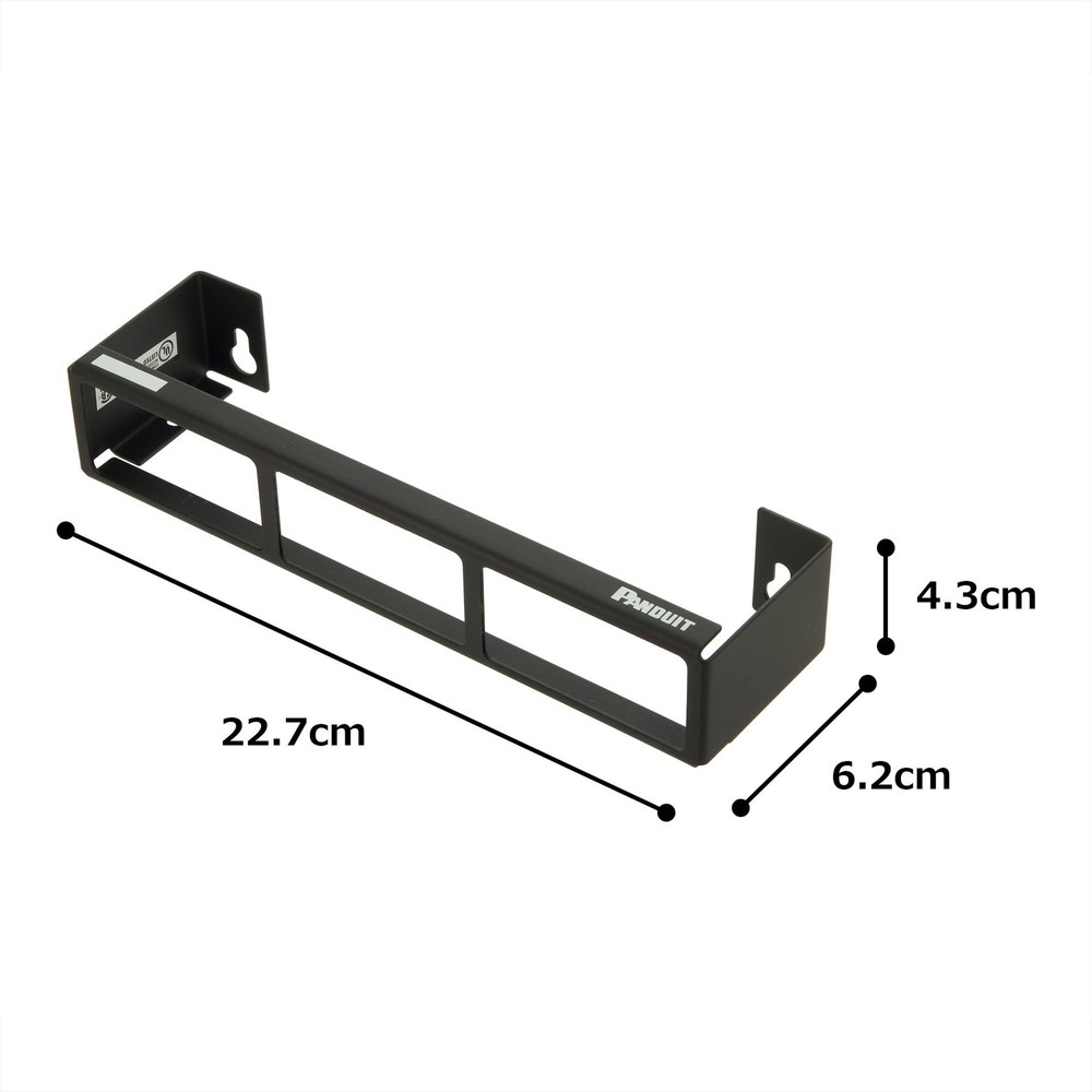 Panduit CWPP12WBL 12-Port Flat Patch Panel