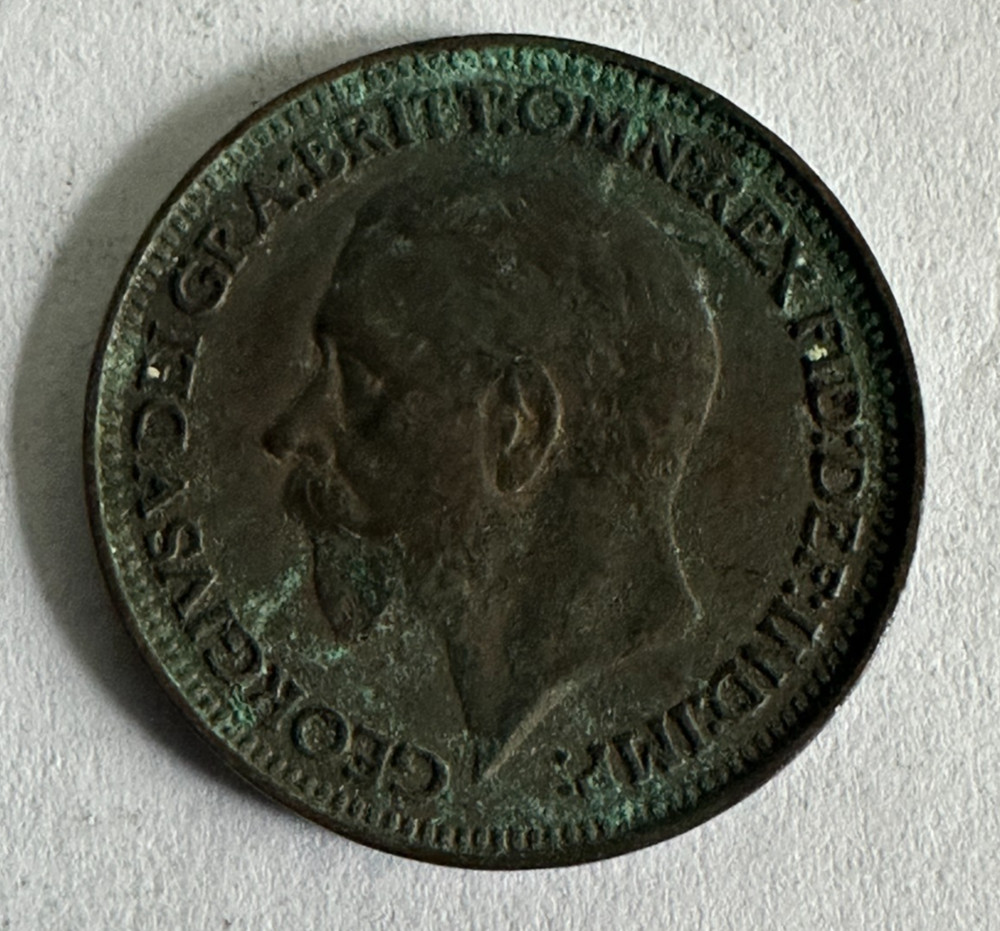 1927 Great Britain - 1 Farthing Coin