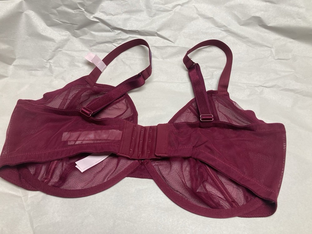 VS Bra Unlined Underwire Sparkle Strap Size 38 DDD