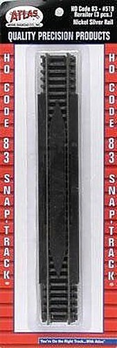 Atlas Code 83 Rerailer (3) - HO Scale Nickel Silver Model Train Track - #519