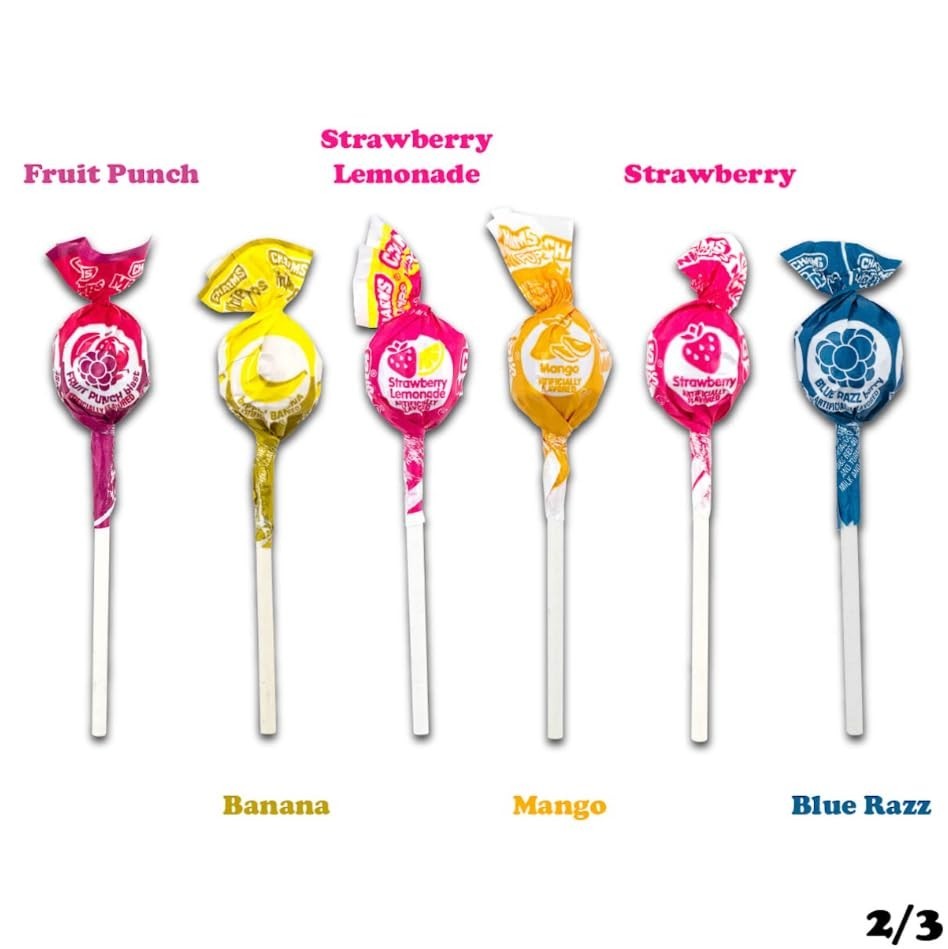 Charms Mini Pops - 400 Individually Wrapped Candy Lollipops