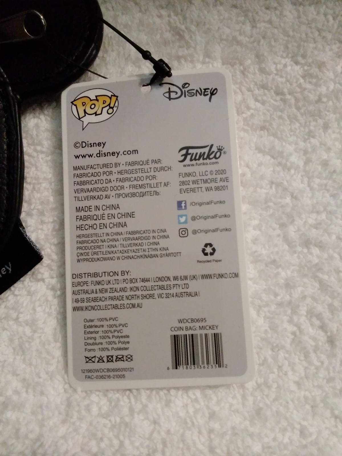 Disney Mickey Mouse Coin Bag Change Purse POP! Funko