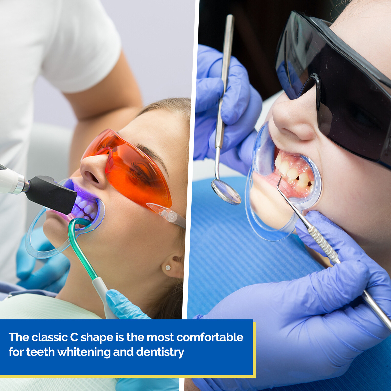 JMU Dental Teeth Whitening Cheek Lip Retractor Mouth Opener Expander S+M+L