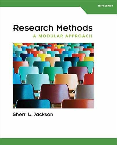 Research Methods: A Modular Approach - Paperback, by Jackson Sherri - Good