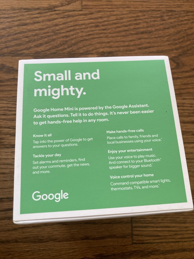 Google Home Mini Smart Speaker Charcoal GA00216-US Google Assistant