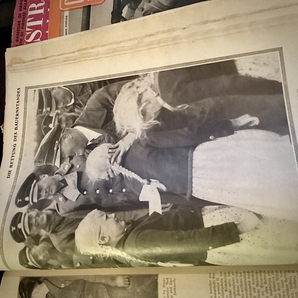 WWII 1939 Unser Führer 50th Birthday Photobook & L'Illustrazione Italiana Lot