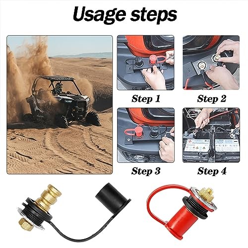 UTV Remote Battery Terminal Jumper Charger Posts Stud Remote Battery Terminals
