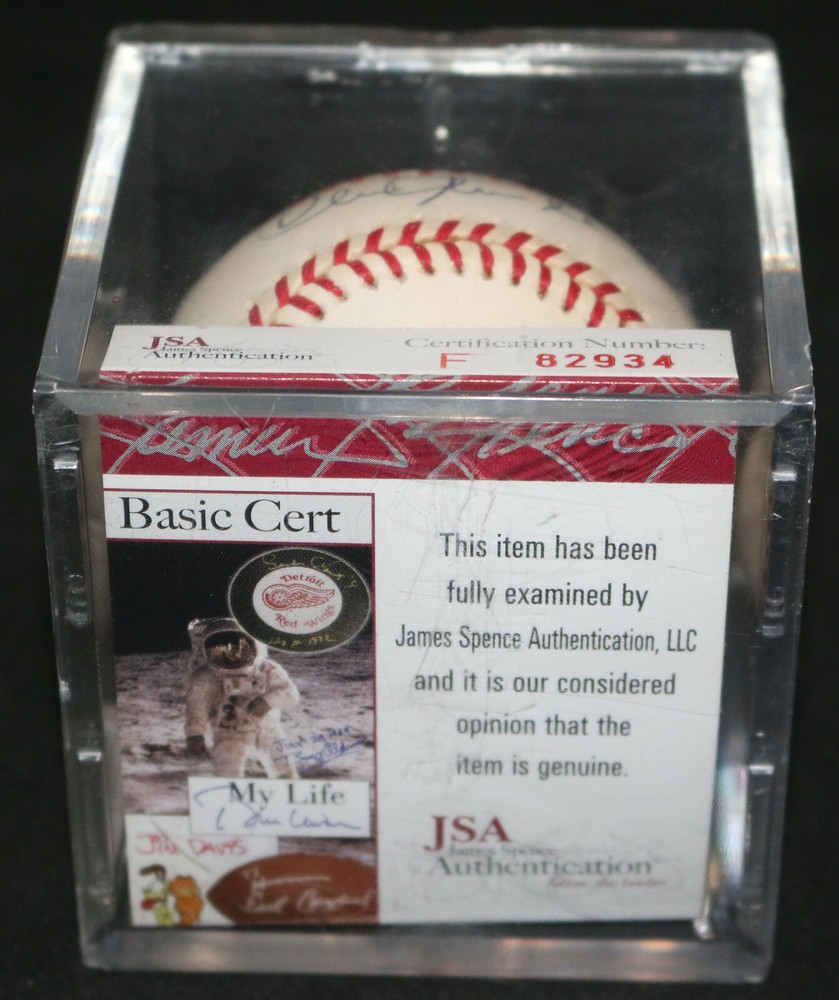 Chris Chambliss Signed Baseball (JSA) Steven Artsis Collection
