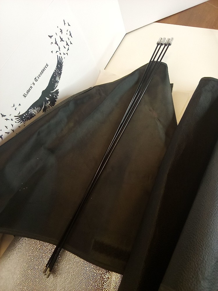 (2) Photography Studio Reflective Light Black / Silver Umbrella