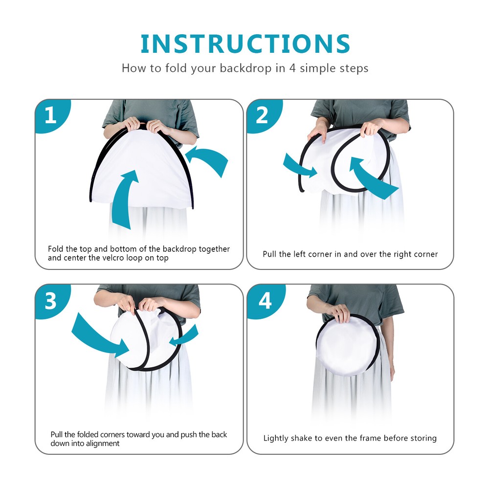 Neewer Photography Studio Lighting Reflector Pop-out Foldable Soft Diffuser Disc