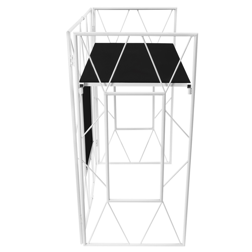 DJ Booth Portable DJ Facade Table Station Event Foldable Tabletop