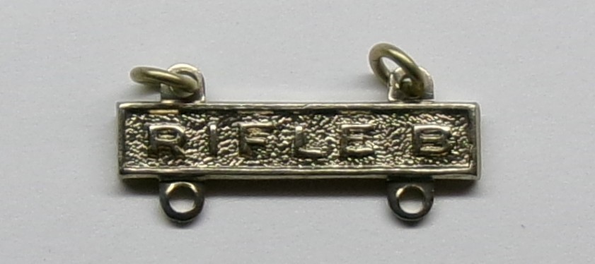 U. S. Army Basic Qualification Badge RIFLE-B Bar Shiny Brite