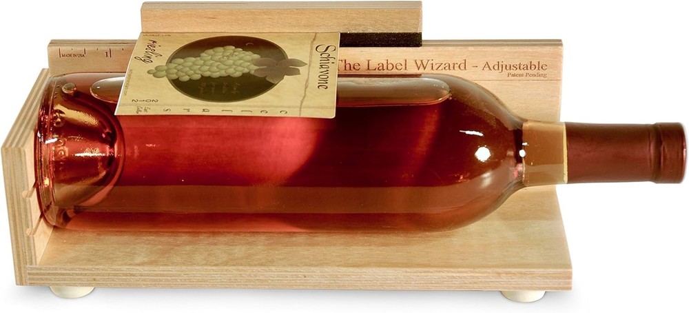 The Label Wizard- Adjustable 2.5*8.3cm, Reddish-maroon