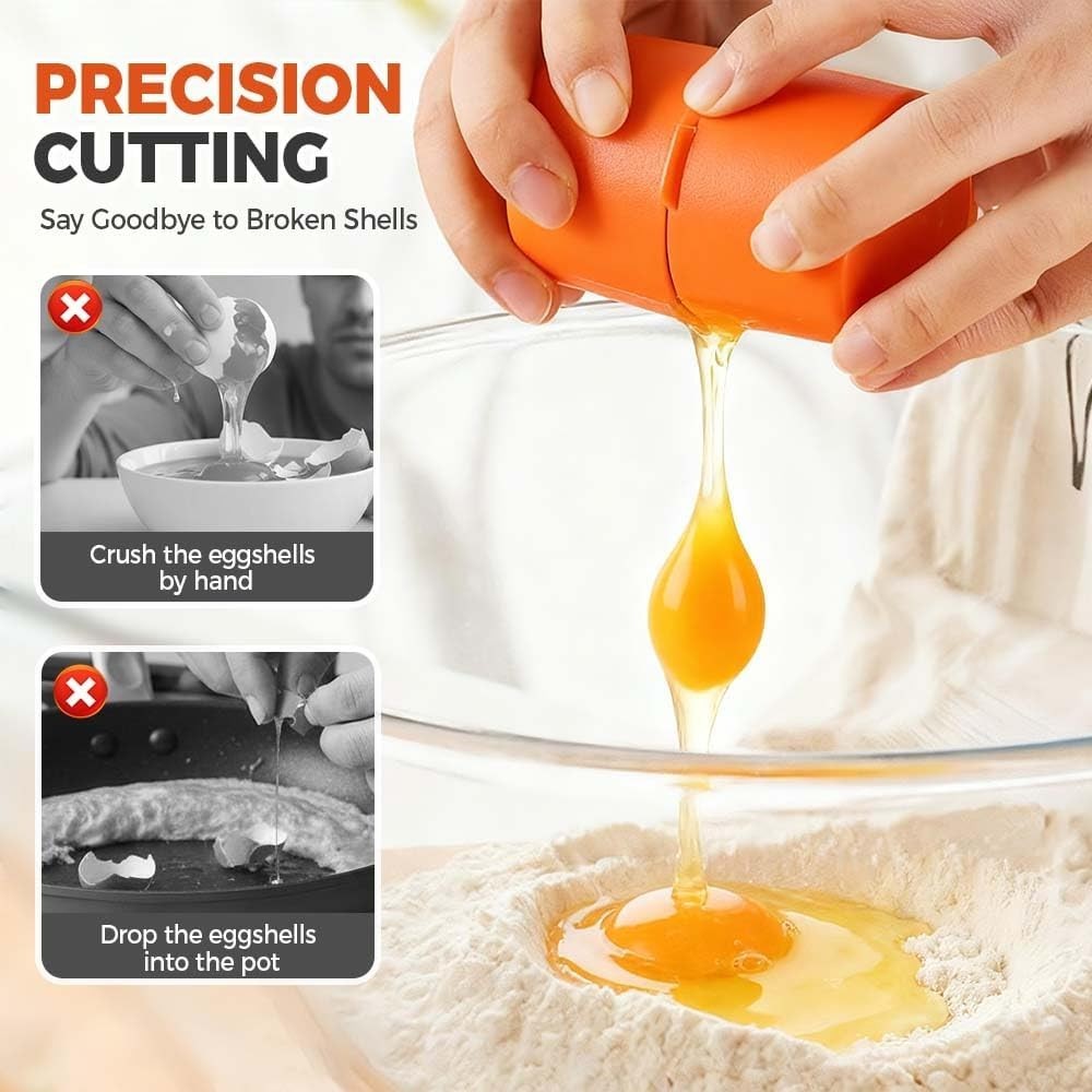 1-3Pcs Egg Cracker Tool Egg Breaker Manual Shell Separator Opener Kitchen Tools