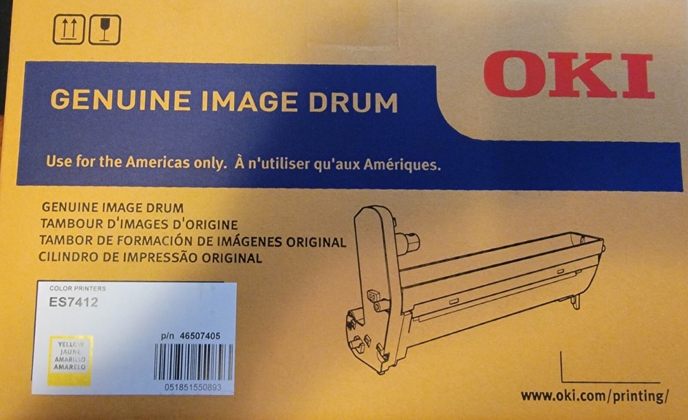 OKI Genuine Image Drum - yellow for ES4712 printer