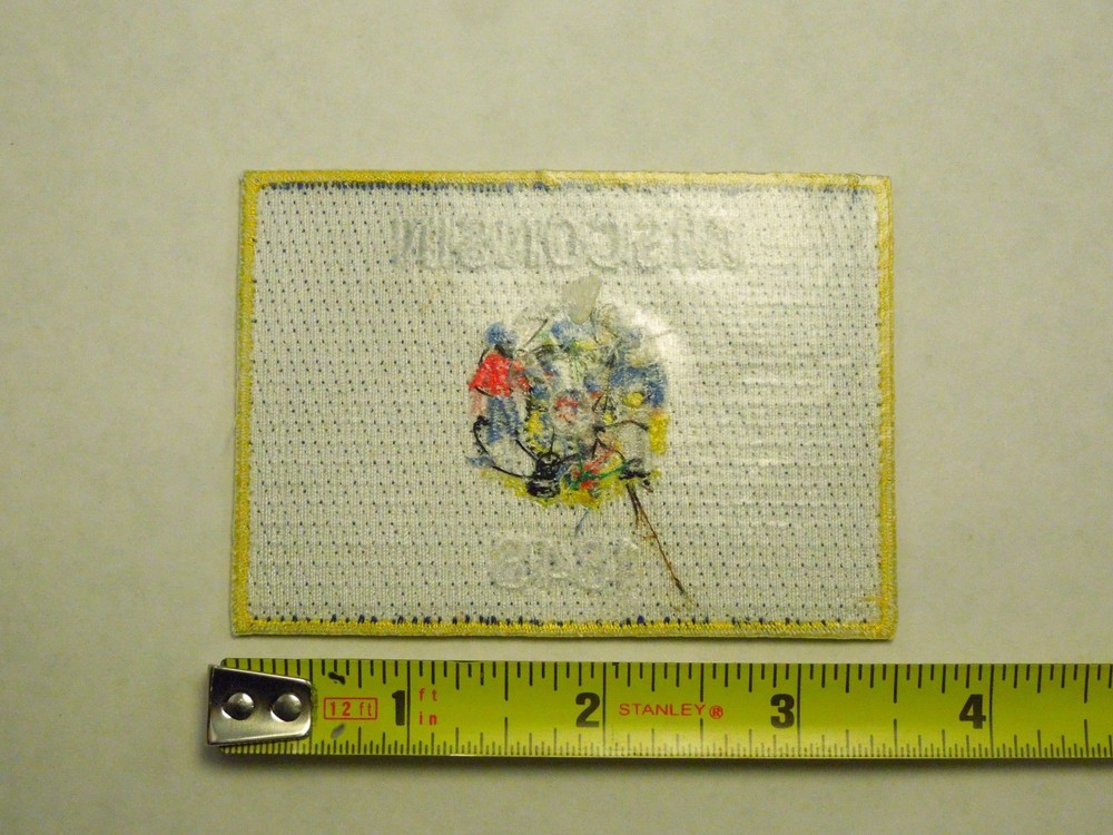 Wisconsin State Flag Seal Embroidered Iron On Patch