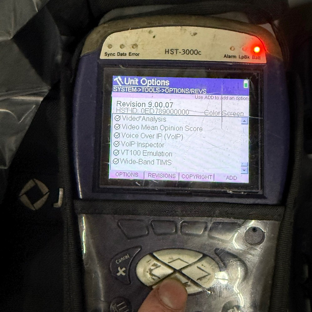 JDSU HST-3000c TDR Network Tester w/ 10 Modules & All Options