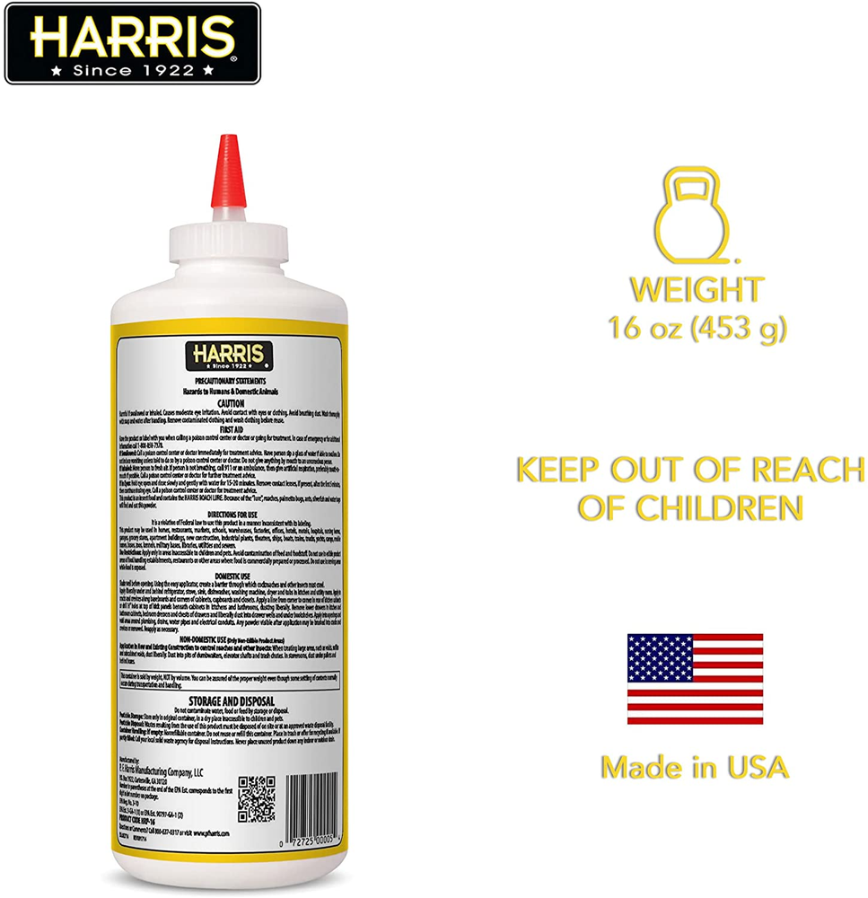 Roach and Silverfish Killer Powder with Boric & Lure, Kills Insect within 72 Hrs