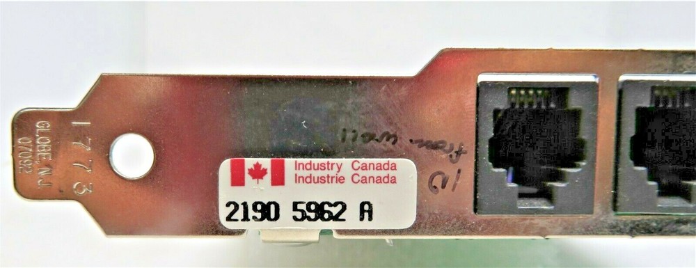 HAYES 5609AM INTERNAL ISA CARD 288USPP MD MODEM