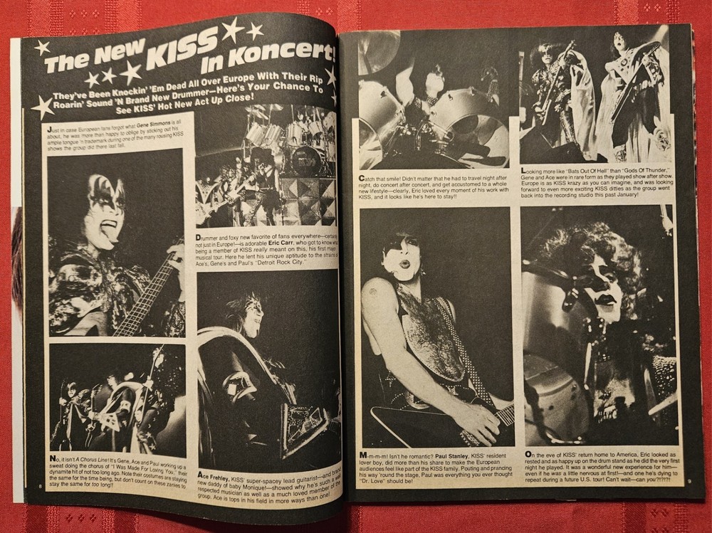 16 Magazine April 1981 KISS Peter Criss