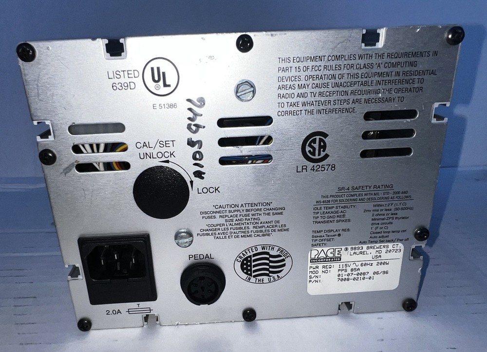PACE MBT PPS 85A 3 CHANNEL SYSTEM