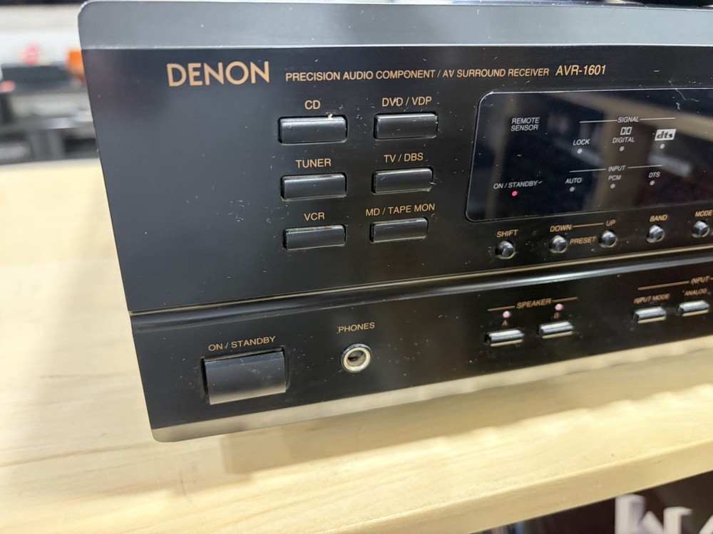 Denon AVR-1601 Precision Surround Sound Receiver With Remote Control Bundle