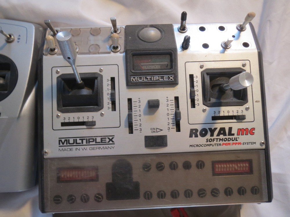 Multiplex RC System Transmitter lot of 3 UNTESTED Royal MC Cockpit MM