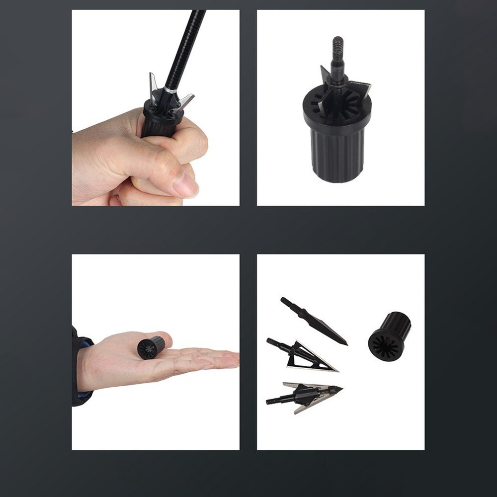 Broadhead Wrench Tool with Petal Shape and User Friendly Installation Guide