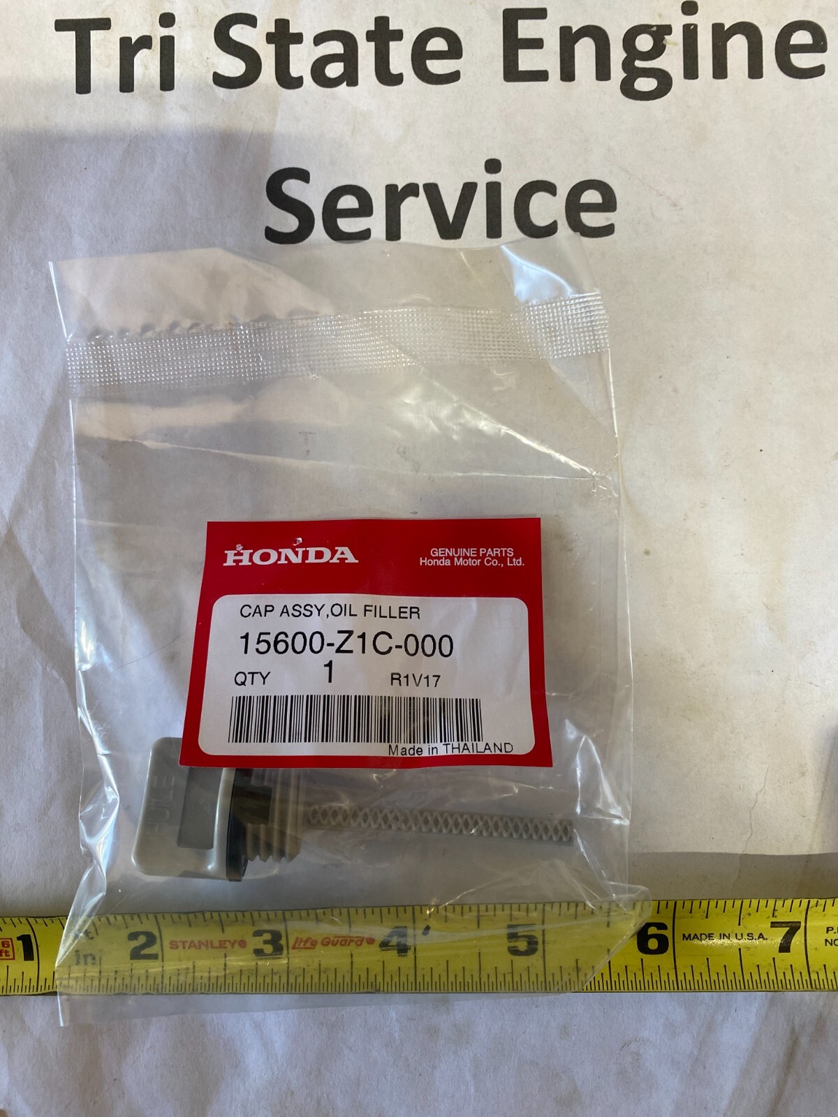 NEW Genuine OEM HONDA Oil Filler Cap GX240 GX270 GX340 GX390 15600-Z1C-000