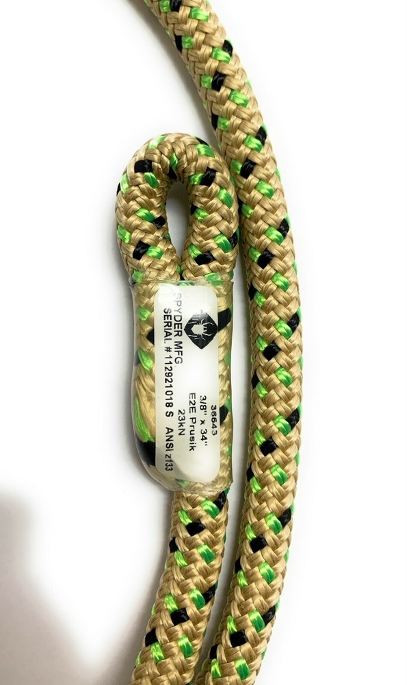 CLIMB RIGHT High Friction E2E Sewn Prusik Loop 3/8" x 34"