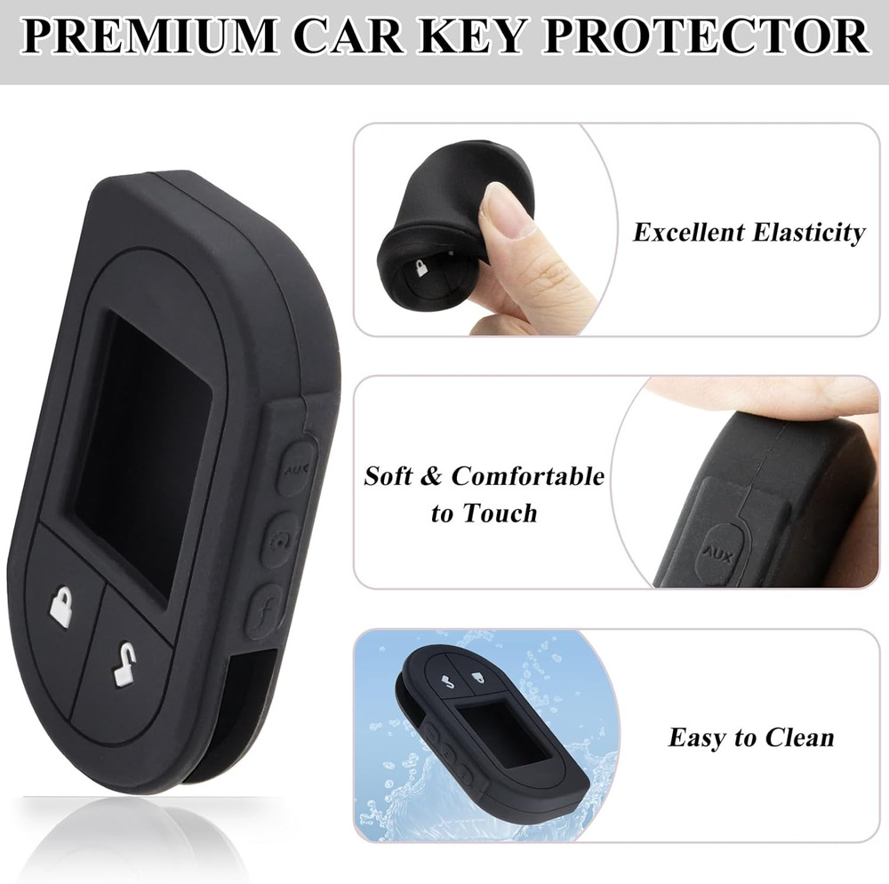Viper Remote Start Case - Soft Silicone Protective Cover for Viper 2 Way Remote