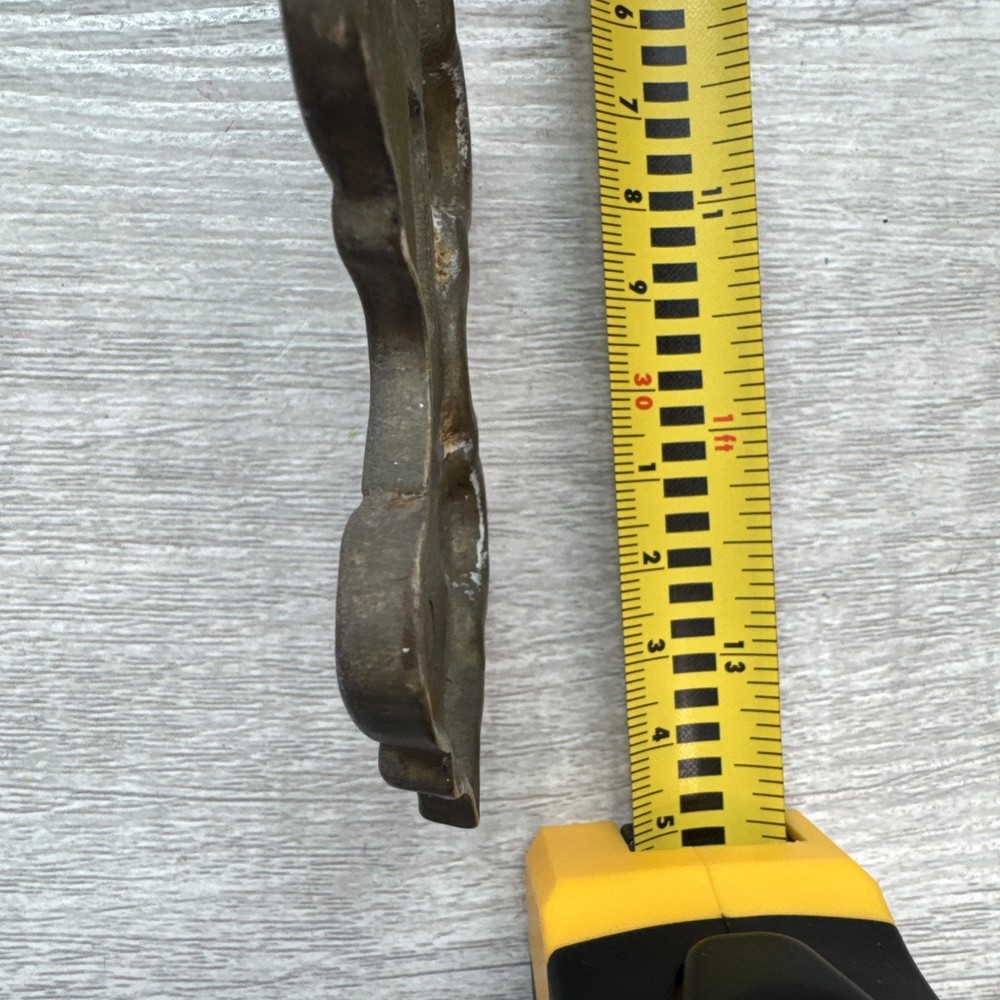 ANTIQUE BRASS BELL LANTERN HOLDER