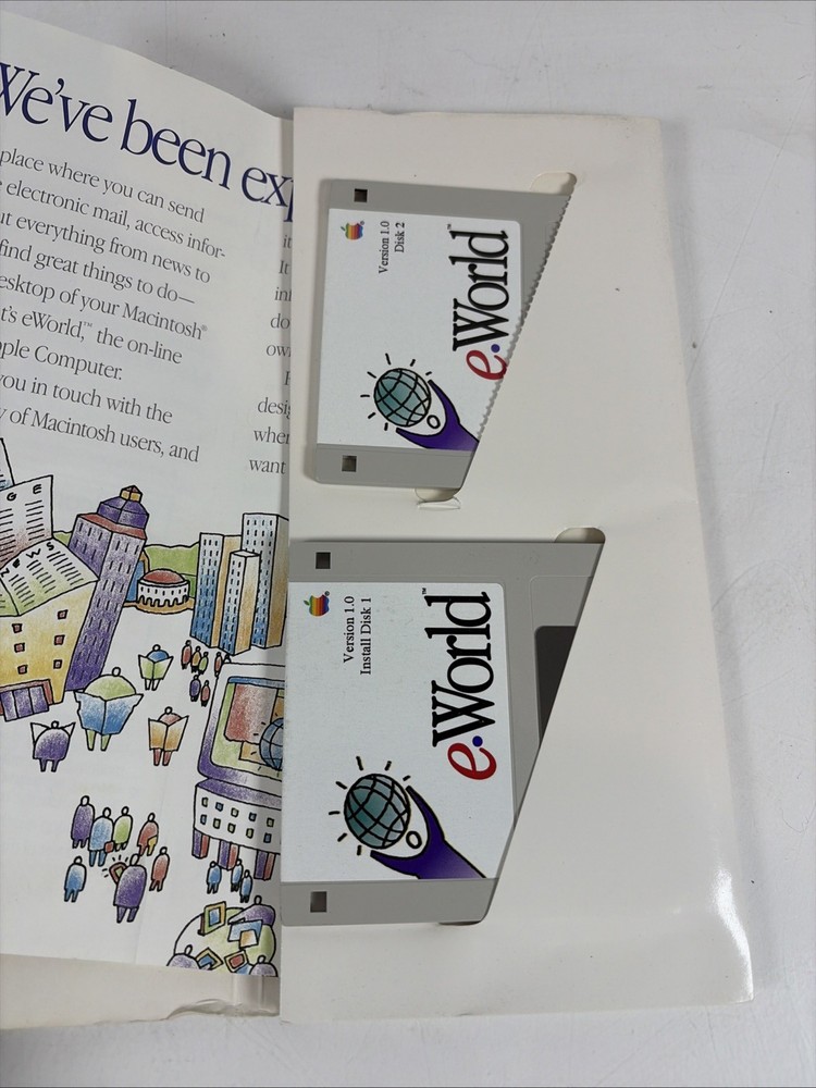 Apple e-World for PC Installation Floppies Install 1 & 2 Version 1.0 Booklet