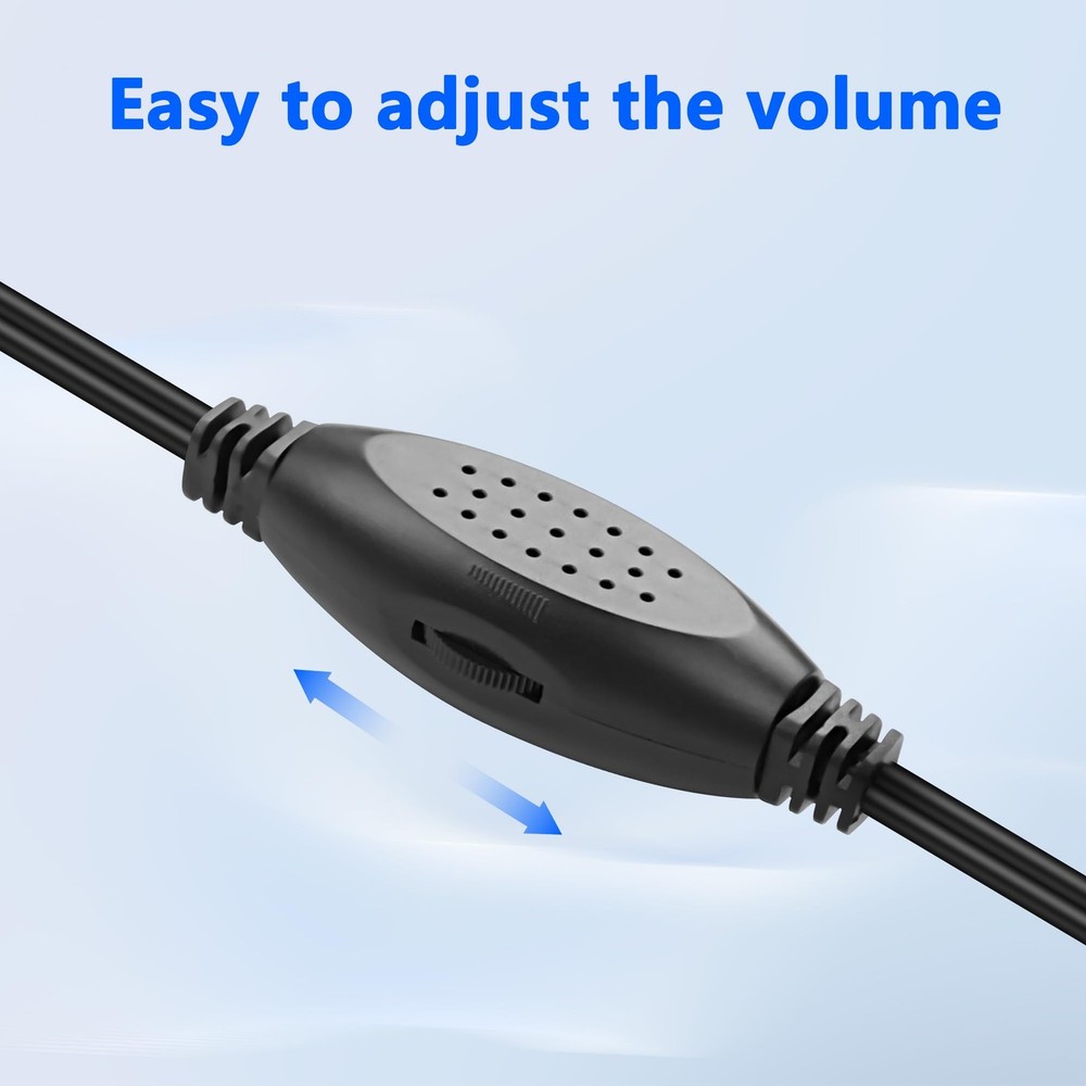Mini Computer Speaker for Desktop PC 3.5mm TRS Input with Volume Control USB ...