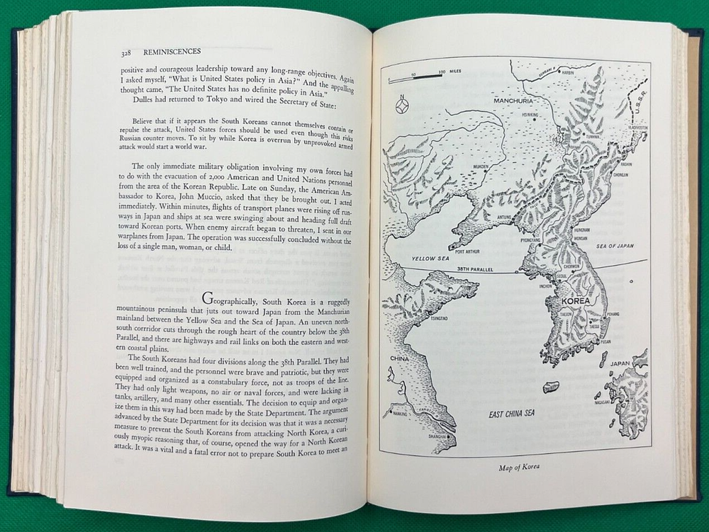 "REMINISCENCES" BY GENERAL DOUGLAS MACARTHUR, 1964 FIRST EDITION